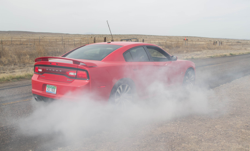 Illustration for article titled I Ripped Sick Charger SRT8 Wedding Burnouts For America